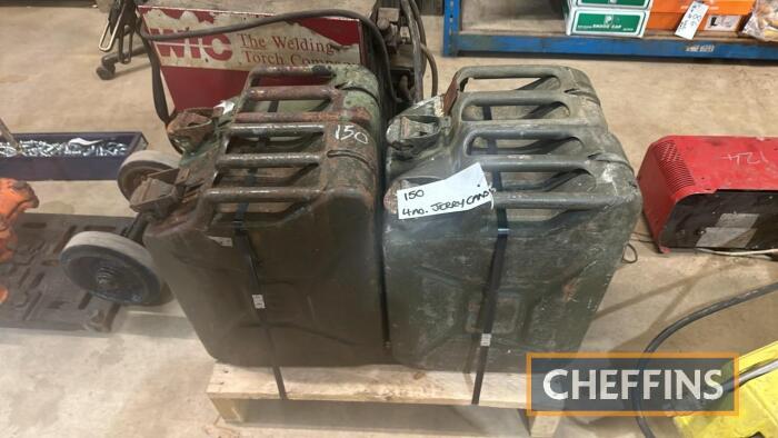 4no. Jerry Cans UNRESERVED LOT