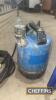 Sub Pump 110v 
<br/>UNRESERVED LOT - 3