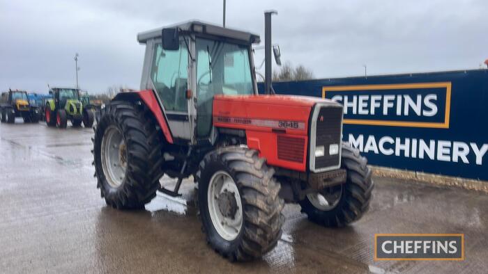 Massey Ferguson 3645 Tractor c/w Dynashift Reg. No. K564 TFJ Ser. No. A156040