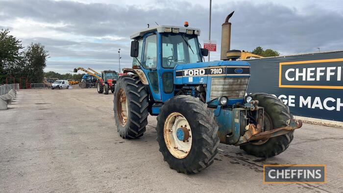 Ford 7910 Tractor Ser. No. BA96810