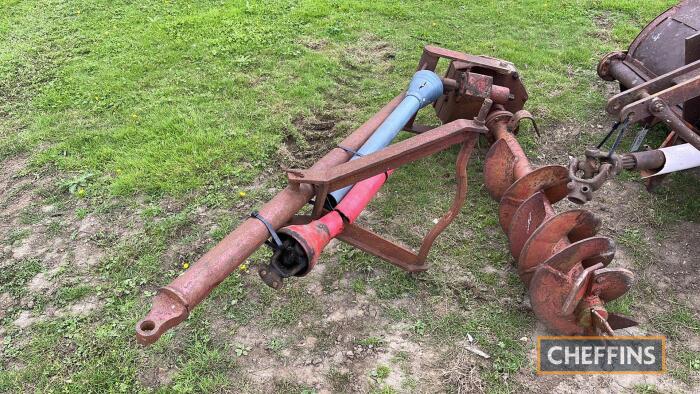 PTO Driven Post Hole Borer c/w auger