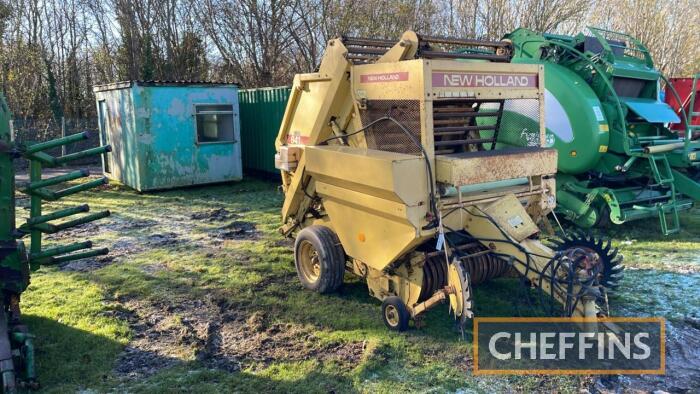 New Holland 841 Round Baler c/w control in office