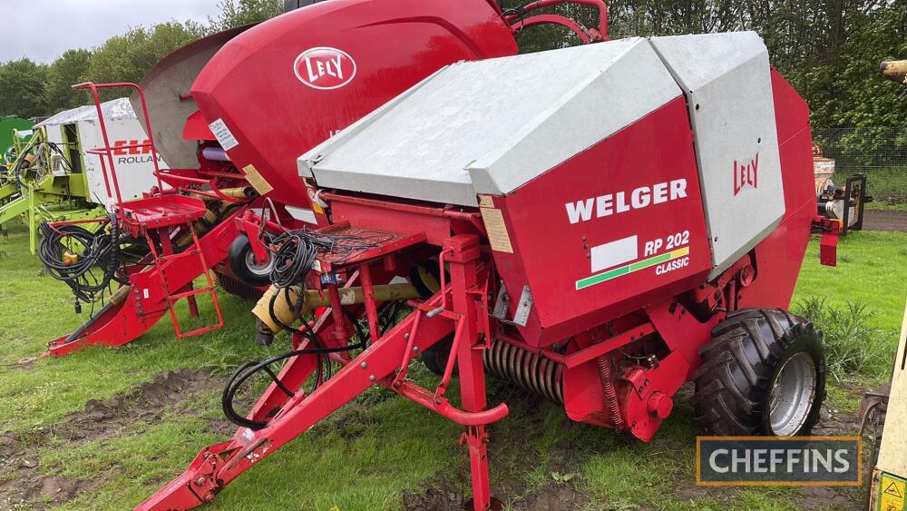 Welger RP 202 Round Baler Agricultural Machinery to be held at The ...