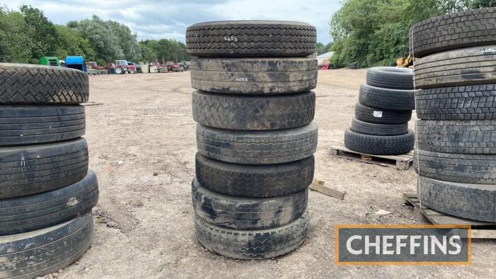 7no. 10.00R20 Wheels & Tyres UNRESERVED LOT