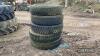 Qty of Wheels & Tyres to include 11.00 R24 UNRESERVED LOT