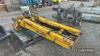 Sanderson Rear Mounted Forklift c/w side shift, folding forks and spool block, Ex MF 100 series - 5