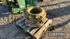 8no. Ford Rear Wheel Weights removed from 7310 2wd tractor