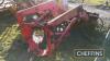 Massey Ferguson 40 Loader c/w brackets, spool valve, muck fork, to suit MF 100 series - 2