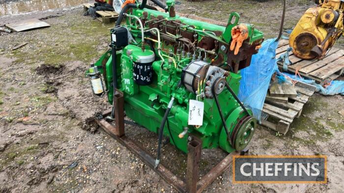 John Deere 6cyl. Combine Engine