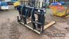 Heavy Duty Lifting Forks to suit Manitou