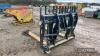 Heavy Duty Lifting Forks to suit Manitou - 3