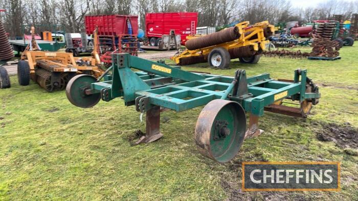 Cousins 3 Leg Subsoiler c/w rear packer & depth wheels