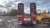 Noot Boom Low Loader 3 axle, front lift, rear steer, ramps, mesh, out riggers TO BE SOLD AFTER LOT 2162 - 9