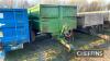 Salop 12ton Twin Axle Twin Ram Trailer c/w hydraulic back door, oil brakes, LED lights, grain tight - 7