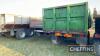 Salop 12ton Twin Axle Twin Ram Trailer c/w hydraulic back door, oil brakes, LED lights, grain tight - 8