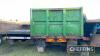 Salop 12ton Twin Axle Twin Ram Trailer c/w hydraulic back door, oil brakes, LED lights, grain tight - 9