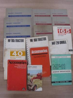 Massey Ferguson instruction books etc (17)