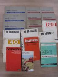 Massey Ferguson instruction books etc (17)