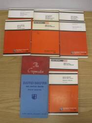 David Brown operators manuals (8) 1973-1980 t/w 40TD crawler and Cropmaster (10)