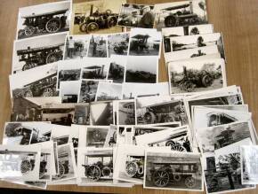 A selection of (mainly) post card size photographs (approx70) of traction engines of various types from working and early preservation days