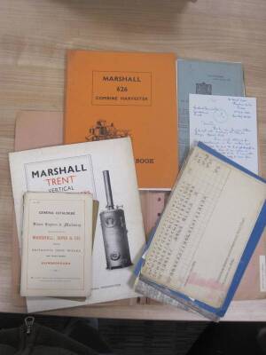 Marshall General Catalogue No.192 for steam engines and machinery t/w other Marshall literature