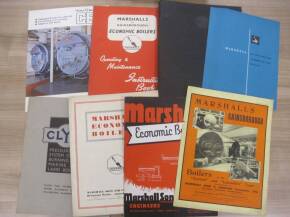 Marshall boiler catalogues t/w 2 others (8)