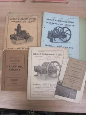 Marshall Henry Oil Engines, instructions and parts catalogues (5)