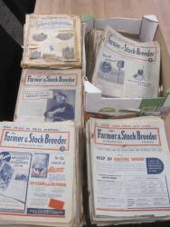 Farmer and Stock-Breeder, a large qty of the magazine 1930s/40s