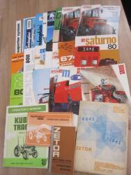 Qty of European tractor brochures, Same, Zetor, Lamborghini etc