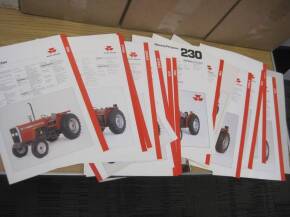 Massey Ferguson tractor brochures and flyers 240, 375, 365, 390, 230, 240 etc