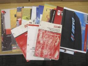 Case tractor brochures and flyers t/w operators manuals for 1255/1455 and 5100 series
