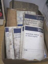 Large qty Perkins diesel workshop manuals, product info and service bulletins