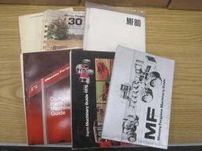 Massey Ferguson machinery guides and implement instruction books