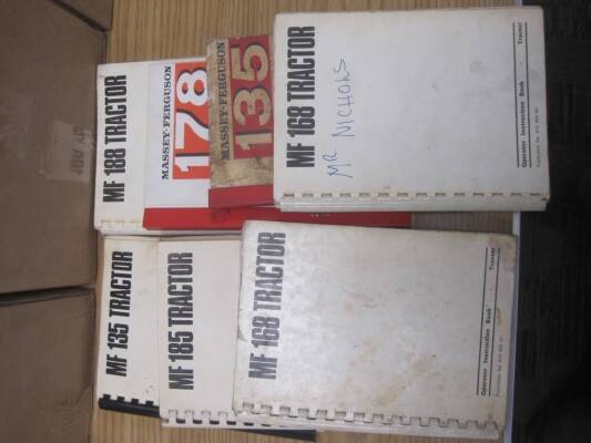 Massey Ferguson operators instruction books for 135, 185, 168, 188, 178, 135 (7)