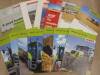 Claas combine and tractor brochures