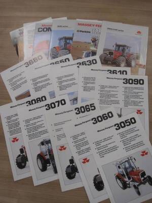 Massey Ferguson tractor brochures and flyers, 1980s/90s (16)