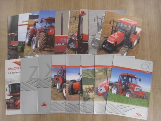 Case and McCormick tractor brochures etc