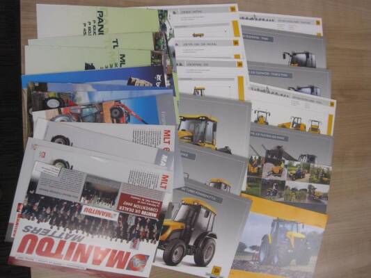 JCB tractor, Fastrac etc t/w telehandler brochures