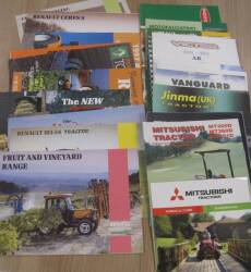 Renault and various compact tractor brochures, 1990s onwards