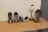 Collection of Tilley lamps and heaters