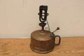 Large Primus stationary engine starting lamp for hot bulb engine, possibly Blackstone