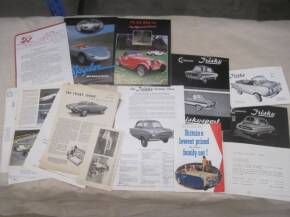 Gordon, Gordano, Frisky flyers, brochures and cuttings