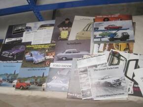 Ford Escort, a range of brochures and flyers 1969 onwards inc' Twin Cam, RS, Mexico etc, a rare grouping