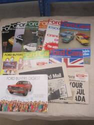 Ford Cars, Buyers Digest, Ford Times, Ford Mail etc, a qty 1970s