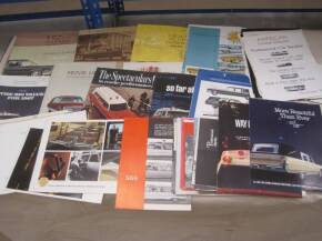 American ambulances and hearses, a good qty of brochures and cuttings 1950s-70s