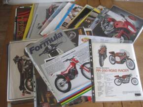 European and American motorcycle brochures inc' Harley Davidson RR-250 Road Racer (47)