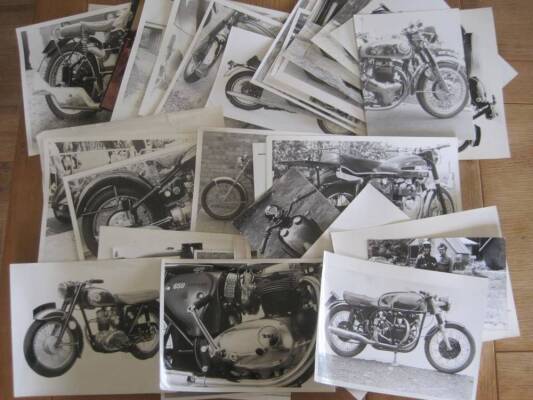 A good archive of black and white photos of British motorcycles taken by Mick Walker and others inc' studio shots, many annotated