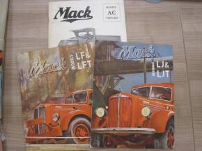 Mack truck brochures for LJ/LJT and LF/LFT t/w Mack Model AC Trucks brochure reprint (3)