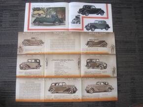 Morris, 1935 10/4 and 12/4 12pp colour brochure and 1937 fold out range brochure