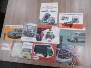 Austin, qty commercial vehicle brochures and leaflets (9)